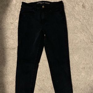 American Eagle High Waisted Black Jeans